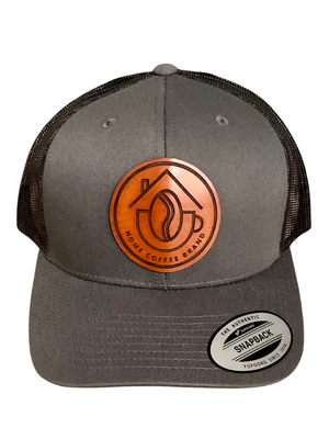 Leather Patch Hat -SnapBack